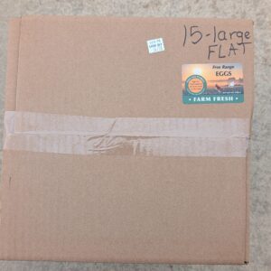 15 dozen free range eggs